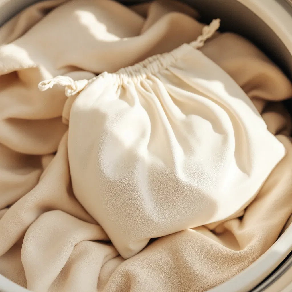 Wash — laundry bag in washer